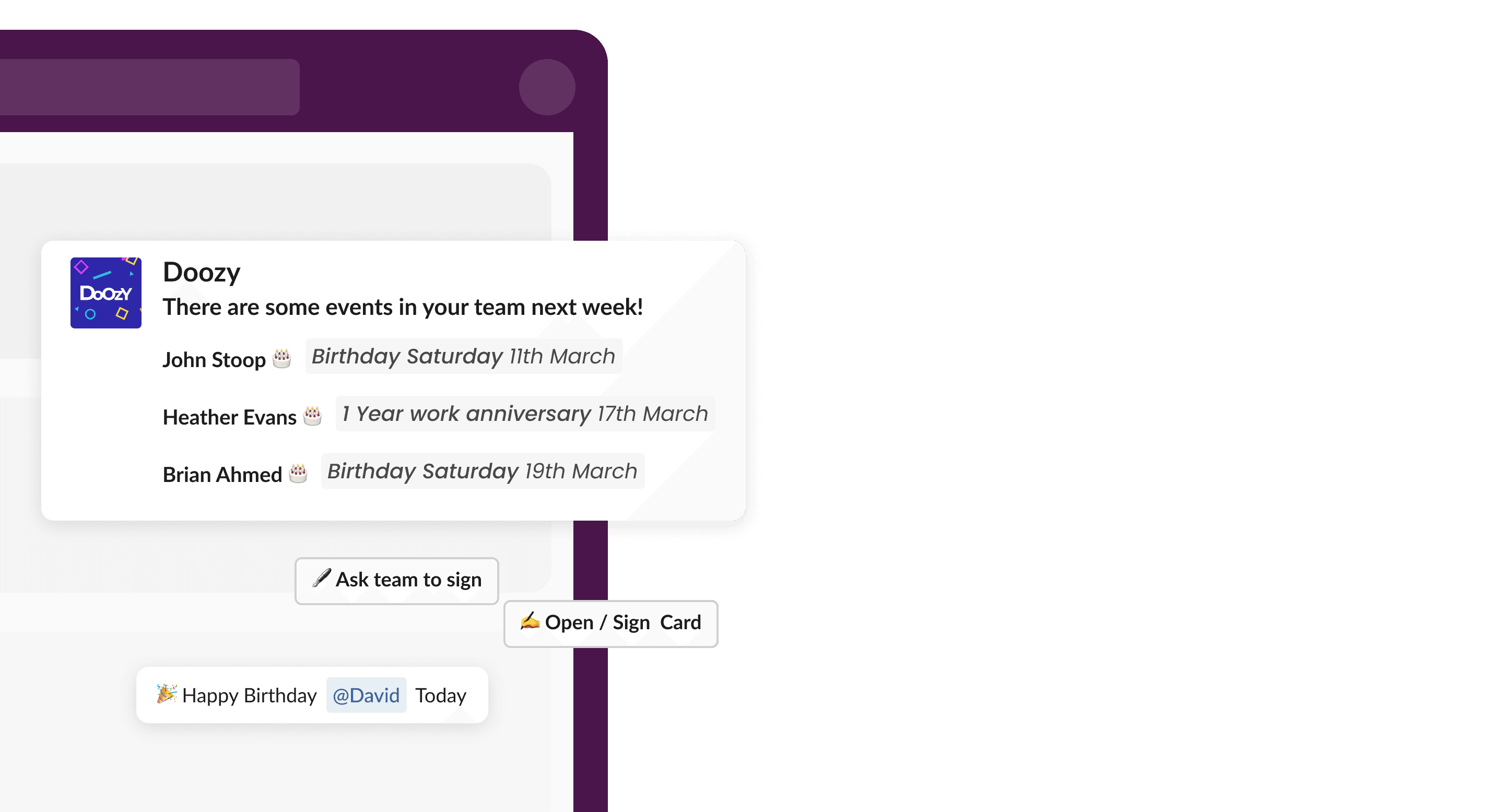 Birthday Announcements
